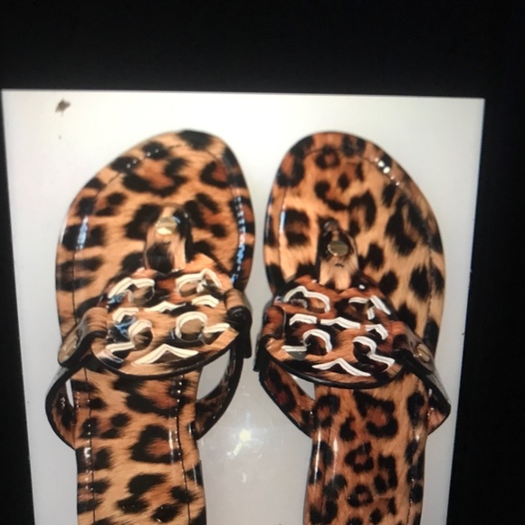 SIZE 10.5 (41) LEOPARD 🐆 TORY BURCH SANDALS - Picture 4 of 7